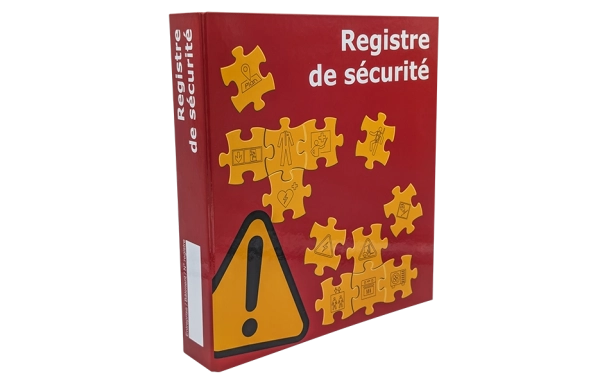 Classeur rouge pour les contrôles réglementaires